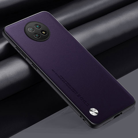 Handyhülle Hülle Luxus Leder Schutzhülle S01 für Xiaomi Redmi Note 9 5G Violett