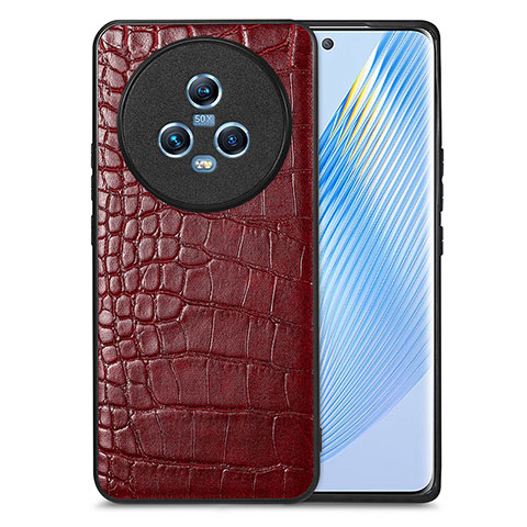 Handyhülle Hülle Luxus Leder Schutzhülle S01D für Huawei Honor Magic5 5G Rot