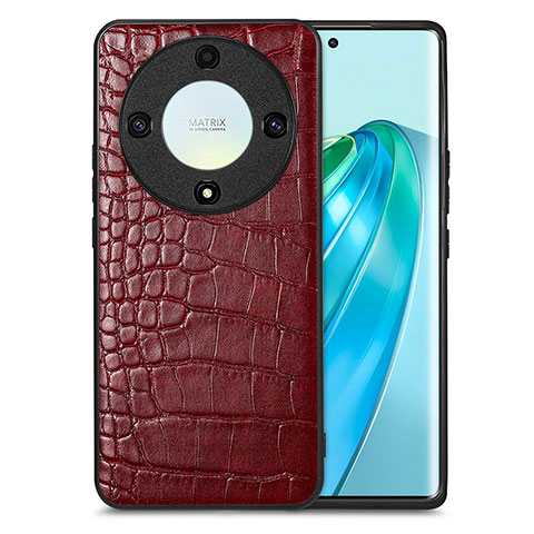 Handyhülle Hülle Luxus Leder Schutzhülle S01D für Huawei Honor Magic5 Lite 5G Rot