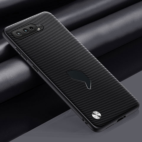 Handyhülle Hülle Luxus Leder Schutzhülle S02 für Asus ROG Phone 5 Pro Dunkelgrau