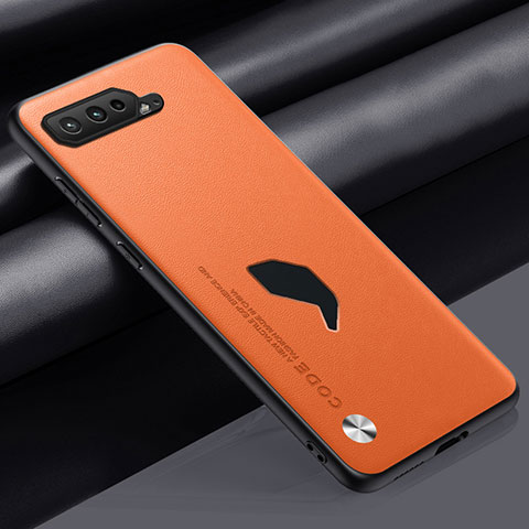 Handyhülle Hülle Luxus Leder Schutzhülle S02 für Asus ROG Phone 5s Orange