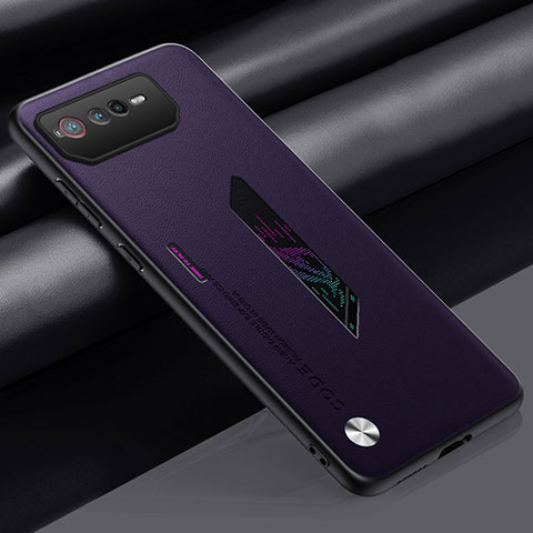 Handyhülle Hülle Luxus Leder Schutzhülle S02 für Asus ROG Phone 6 Violett