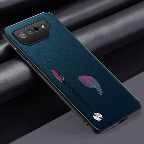 Handyhülle Hülle Luxus Leder Schutzhülle S02 für Asus ROG Phone 7 Pro Blau