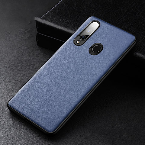 Handyhülle Hülle Luxus Leder Schutzhülle S02 für Huawei Enjoy 10 Plus Blau