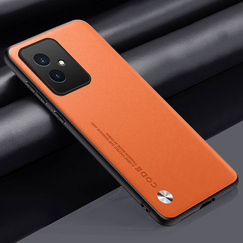 Handyhülle Hülle Luxus Leder Schutzhülle S02 für Huawei Honor 100 5G Orange