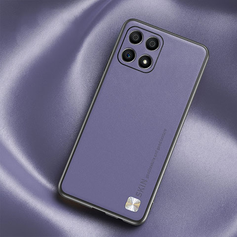 Handyhülle Hülle Luxus Leder Schutzhülle S02 für Huawei Honor X30i Helles Lila