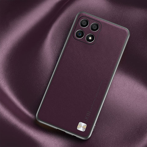 Handyhülle Hülle Luxus Leder Schutzhülle S02 für Huawei Honor X30i Violett