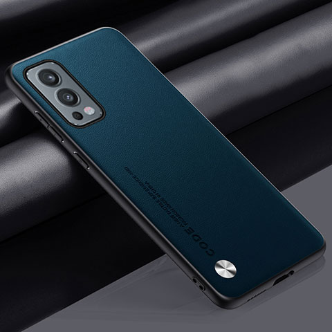 Handyhülle Hülle Luxus Leder Schutzhülle S02 für OnePlus Nord 2 5G Cyan