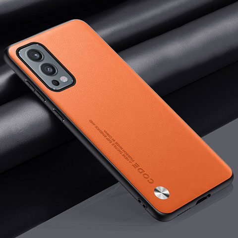 Handyhülle Hülle Luxus Leder Schutzhülle S02 für OnePlus Nord 2 5G Orange