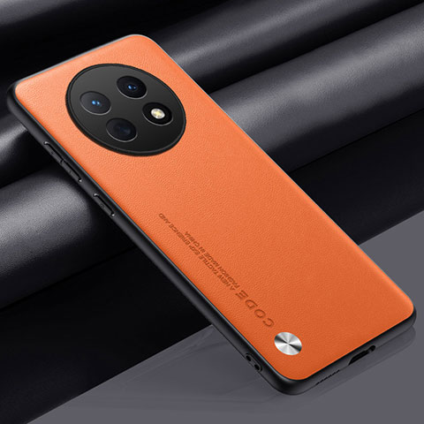 Handyhülle Hülle Luxus Leder Schutzhülle S02 für Oppo A2 Pro 5G Orange