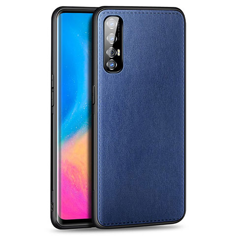 Handyhülle Hülle Luxus Leder Schutzhülle S02 für Oppo Find X2 Neo Blau