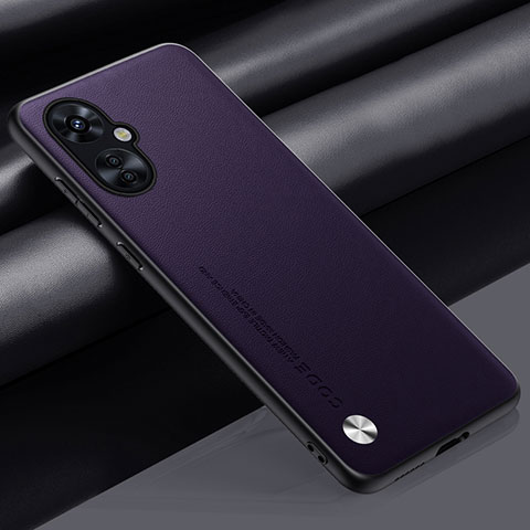 Handyhülle Hülle Luxus Leder Schutzhülle S02 für Oppo K11 5G Violett