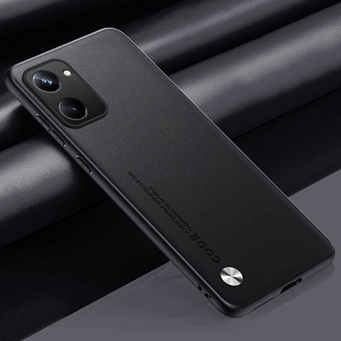 Handyhülle Hülle Luxus Leder Schutzhülle S02 für Realme 10 4G Schwarz