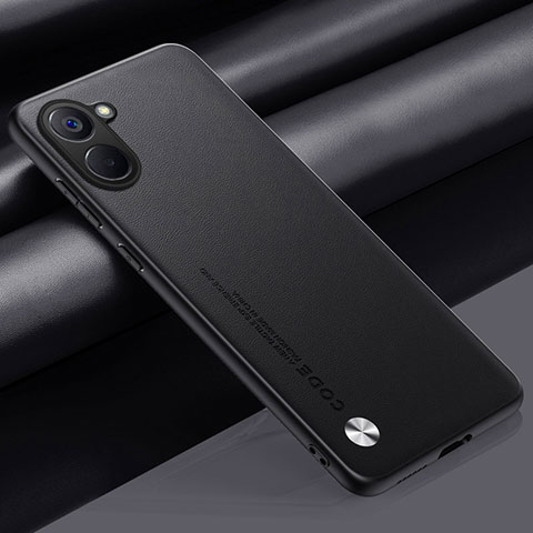 Handyhülle Hülle Luxus Leder Schutzhülle S02 für Realme 10S 5G Schwarz