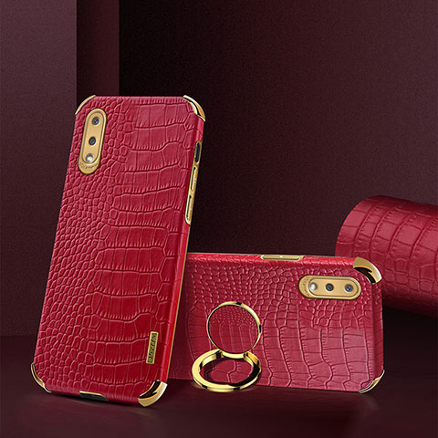 Handyhülle Hülle Luxus Leder Schutzhülle S02 für Samsung Galaxy A02 Rot