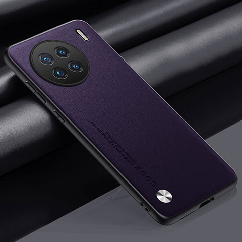 Handyhülle Hülle Luxus Leder Schutzhülle S02 für Vivo X90 Pro 5G Violett