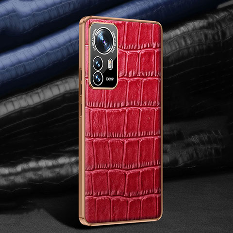 Handyhülle Hülle Luxus Leder Schutzhülle S02 für Xiaomi Mi 12S Pro 5G Rot