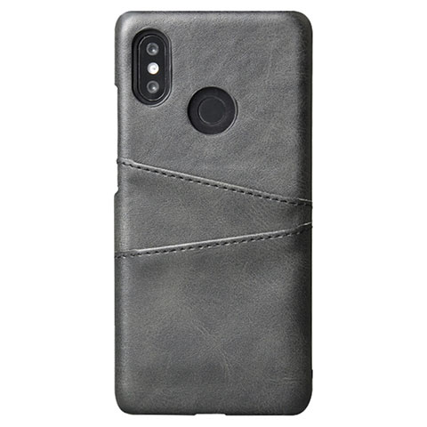 Handyhülle Hülle Luxus Leder Schutzhülle S02 für Xiaomi Mi 8 Schwarz