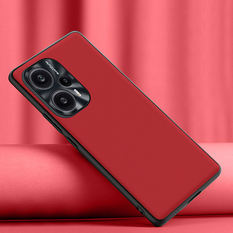 Handyhülle Hülle Luxus Leder Schutzhülle S02 für Xiaomi Poco F5 5G Rot