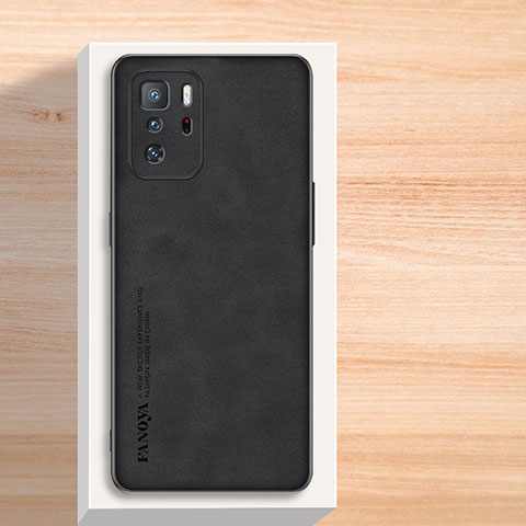 Handyhülle Hülle Luxus Leder Schutzhülle S02 für Xiaomi Poco X3 GT 5G Schwarz