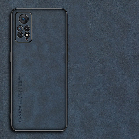 Handyhülle Hülle Luxus Leder Schutzhülle S02 für Xiaomi Poco X4 Pro 5G Blau