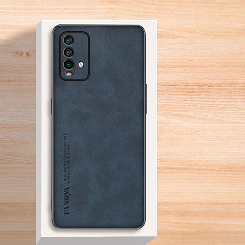 Handyhülle Hülle Luxus Leder Schutzhülle S02 für Xiaomi Redmi 9 Power Blau