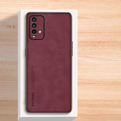 Handyhülle Hülle Luxus Leder Schutzhülle S02 für Xiaomi Redmi 9 Power Rot