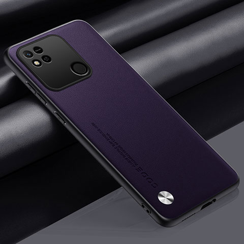 Handyhülle Hülle Luxus Leder Schutzhülle S02 für Xiaomi Redmi 9C NFC Violett