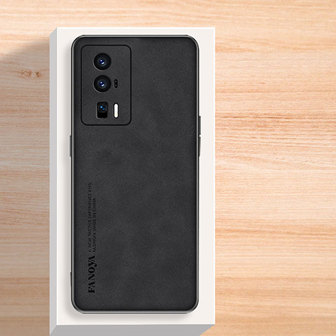 Handyhülle Hülle Luxus Leder Schutzhülle S02 für Xiaomi Redmi K60 Pro 5G Schwarz