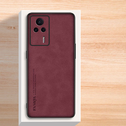 Handyhülle Hülle Luxus Leder Schutzhülle S02 für Xiaomi Redmi K60E 5G Rot