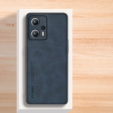 Handyhülle Hülle Luxus Leder Schutzhülle S02 für Xiaomi Redmi Note 11T Pro 5G Blau