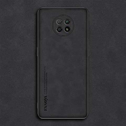 Handyhülle Hülle Luxus Leder Schutzhülle S02 für Xiaomi Redmi Note 9 5G Schwarz