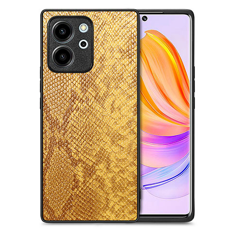 Handyhülle Hülle Luxus Leder Schutzhülle S02D für Huawei Honor 80 SE 5G Gelb