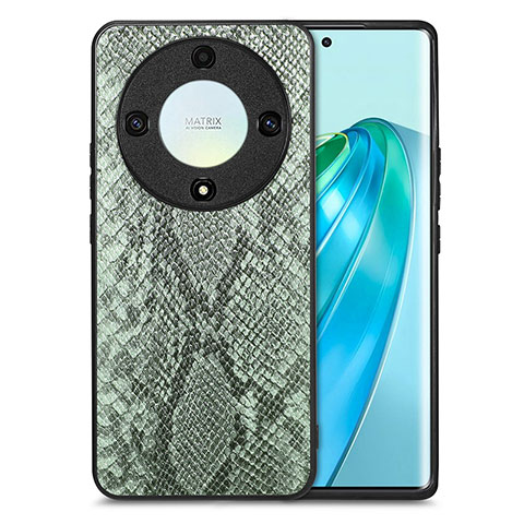 Handyhülle Hülle Luxus Leder Schutzhülle S02D für Huawei Honor Magic5 Lite 5G Grün