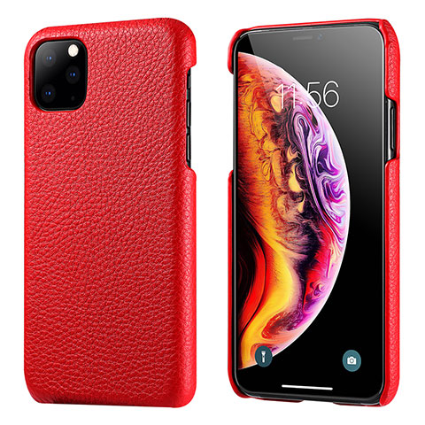 Handyhülle Hülle Luxus Leder Schutzhülle S03 für Apple iPhone 11 Pro Max Rot