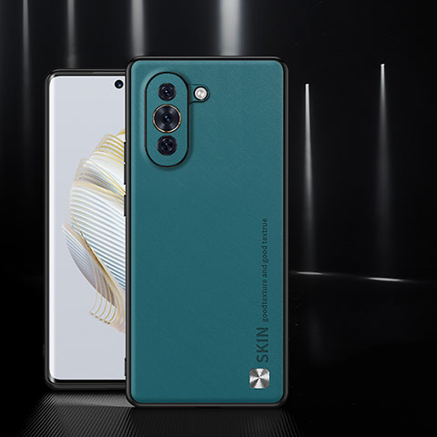 Handyhülle Hülle Luxus Leder Schutzhülle S03 für Huawei Nova 10 Cyan