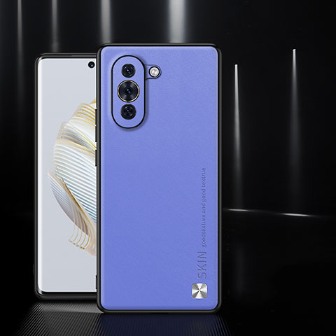 Handyhülle Hülle Luxus Leder Schutzhülle S03 für Huawei Nova 10 Helles Lila