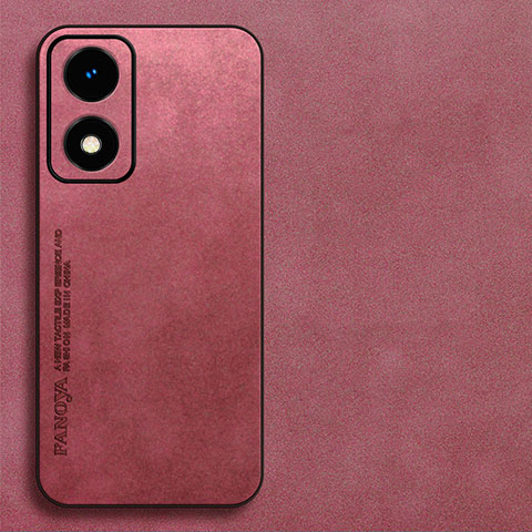 Handyhülle Hülle Luxus Leder Schutzhülle S03 für Oppo A2x 5G Rot