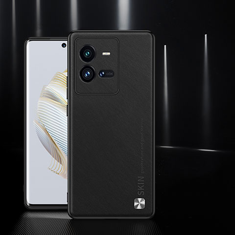 Handyhülle Hülle Luxus Leder Schutzhülle S03 für Vivo iQOO 10 Pro 5G Schwarz