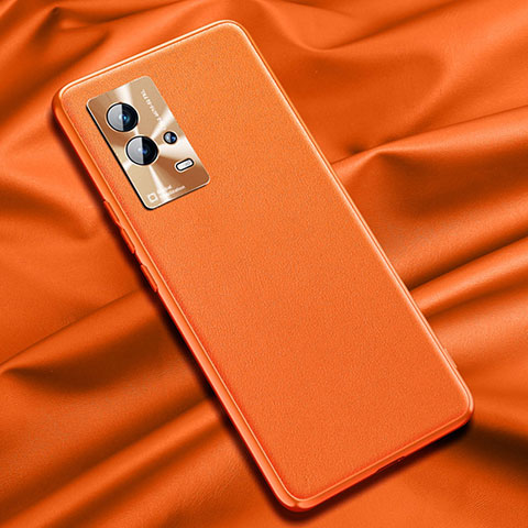 Handyhülle Hülle Luxus Leder Schutzhülle S03 für Vivo iQOO 8 Pro 5G Orange