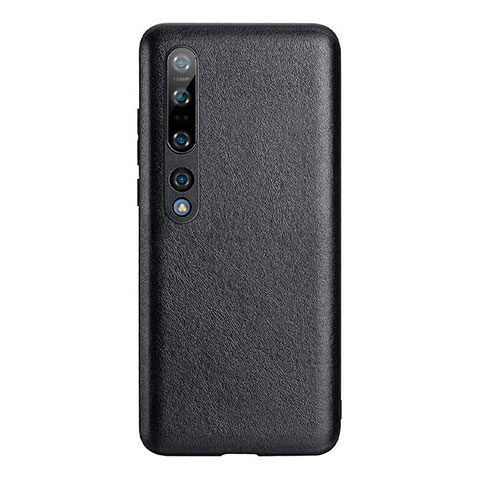 Handyhülle Hülle Luxus Leder Schutzhülle S03 für Xiaomi Mi 10 Pro Schwarz