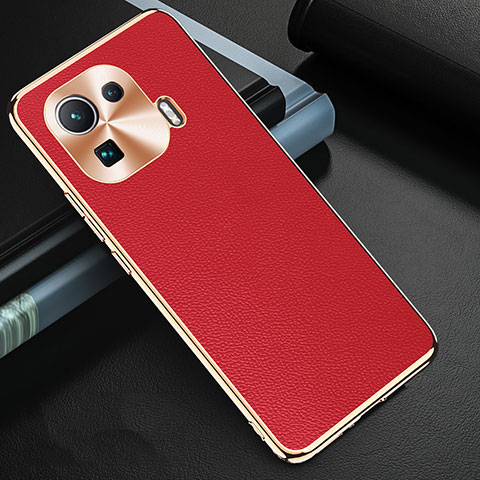 Handyhülle Hülle Luxus Leder Schutzhülle S03 für Xiaomi Mi 11 Pro 5G Rot