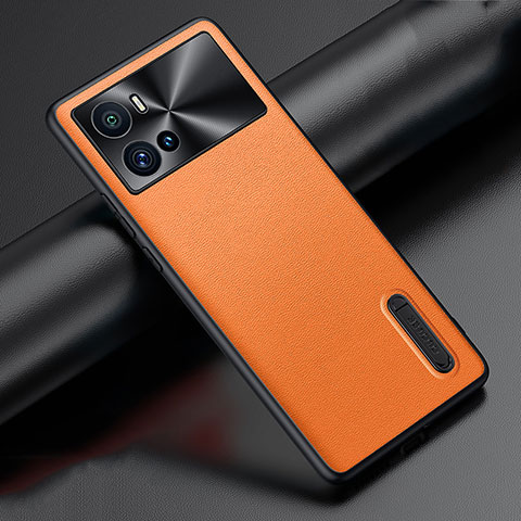 Handyhülle Hülle Luxus Leder Schutzhülle S04 für Vivo iQOO 9 Pro 5G Orange