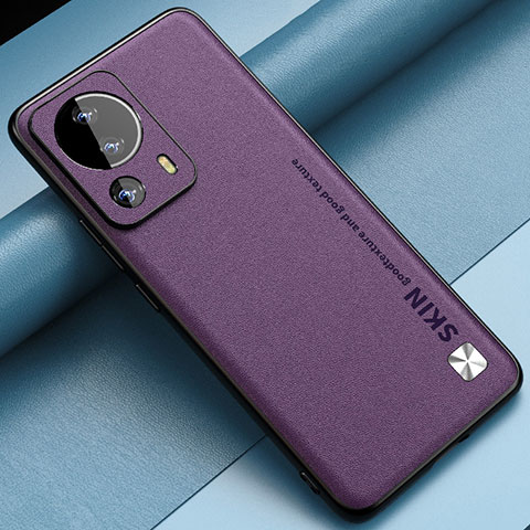 Handyhülle Hülle Luxus Leder Schutzhülle S04 für Xiaomi Civi 2 5G Violett