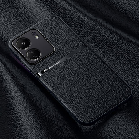 Handyhülle Hülle Luxus Leder Schutzhülle S04 für Xiaomi Poco C65 Schwarz