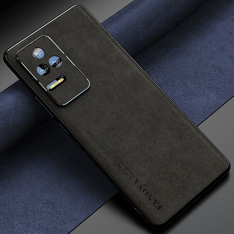 Handyhülle Hülle Luxus Leder Schutzhülle S04 für Xiaomi Redmi K50 Pro 5G Schwarz