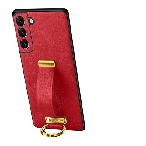 Handyhülle Hülle Luxus Leder Schutzhülle S05 für Samsung Galaxy S22 5G Rot