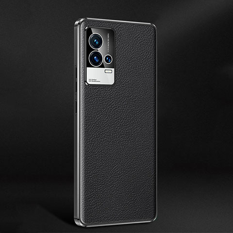 Handyhülle Hülle Luxus Leder Schutzhülle S05 für Vivo iQOO 8 Pro 5G Schwarz