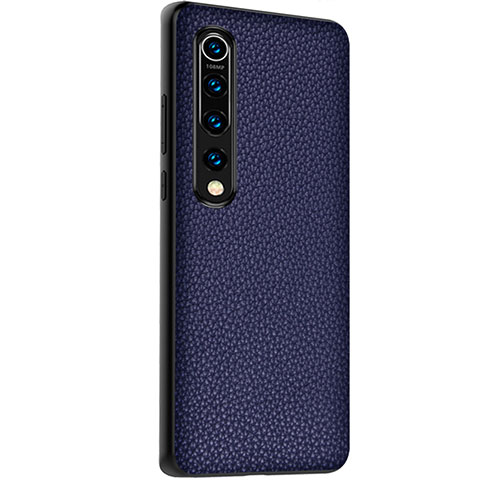 Handyhülle Hülle Luxus Leder Schutzhülle S05 für Xiaomi Mi 10 Blau