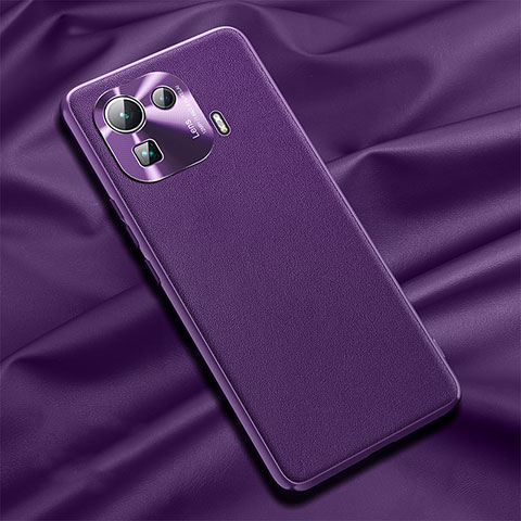 Handyhülle Hülle Luxus Leder Schutzhülle S05 für Xiaomi Mi 11 Pro 5G Violett